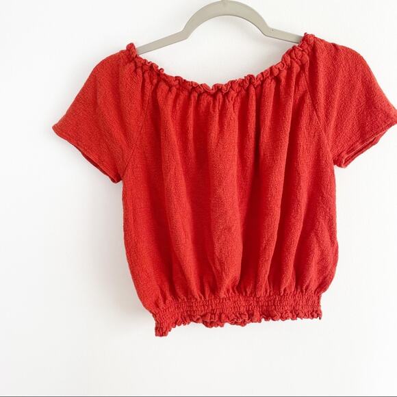MADEWELL Texture & Thread Drawstring Top Size Small - Picture 7 of 7